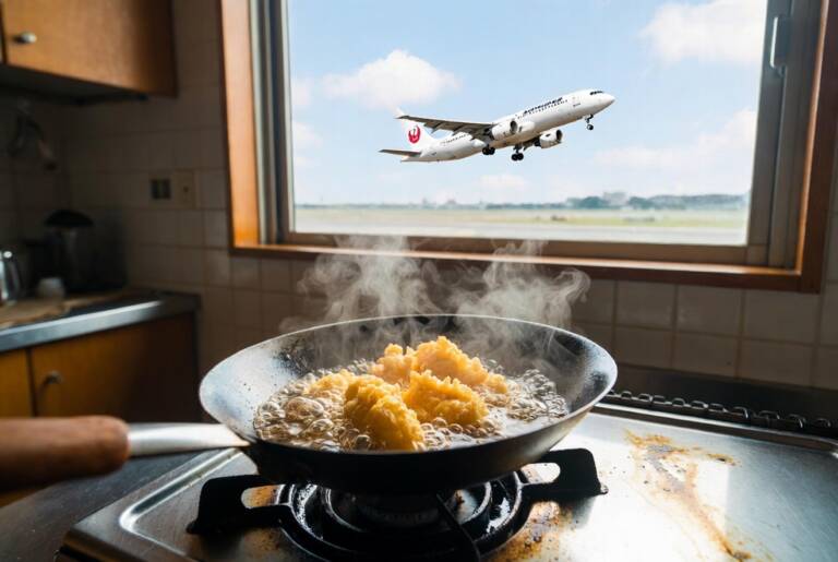 Dal wok al Boeing: il Giappone trasforma l’olio di frittura 