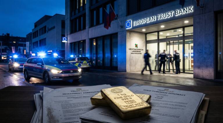 Il miraggio dell’oro a sconto: blitz in Liechtenstein per Tr