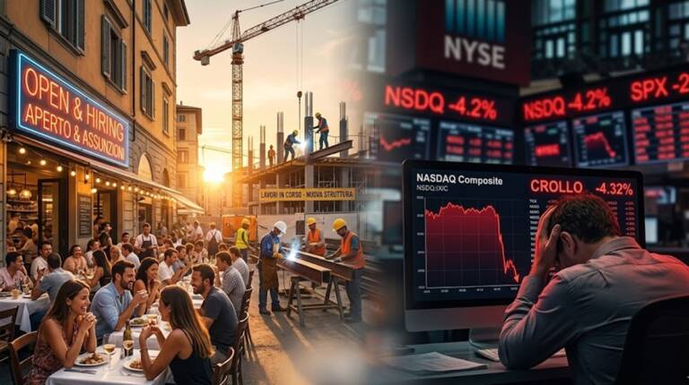 Il paradosso di Wall Street: l’occupazione vola, la Fed fa paura e il Nasdaq crolla del 4%