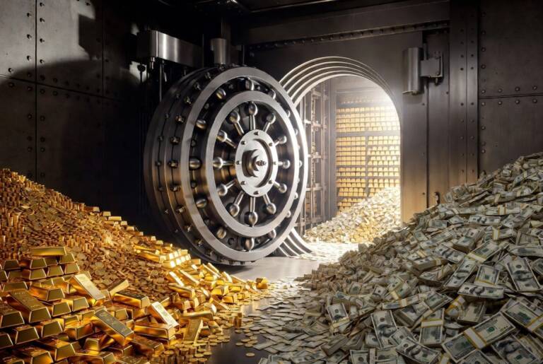 L’oro di carta si scioglie: crollo del 20% dai massimi. Fine
