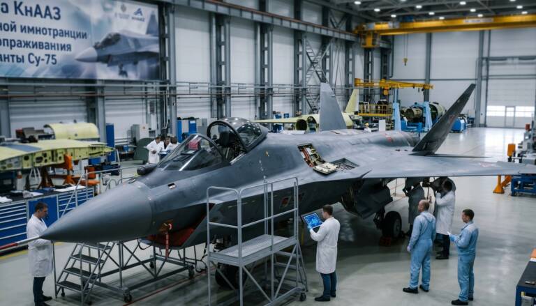 Il Su-75 Checkmate prende forma: il nuovo caccia russo punta al volo nel 2026 e sfida gli equilibri globali