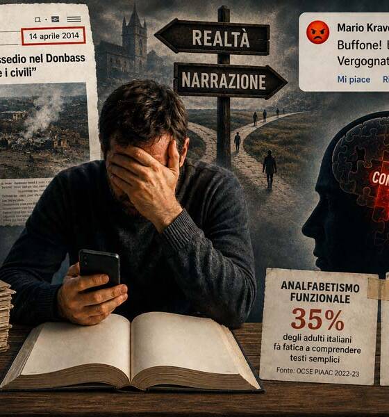 Mario Krave e gli insulti perché non riconosce la realtà