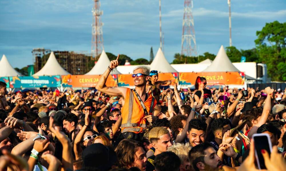 Persone ad un festival