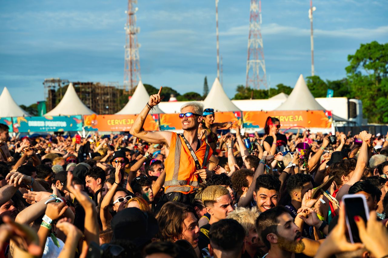 Persone ad un festival