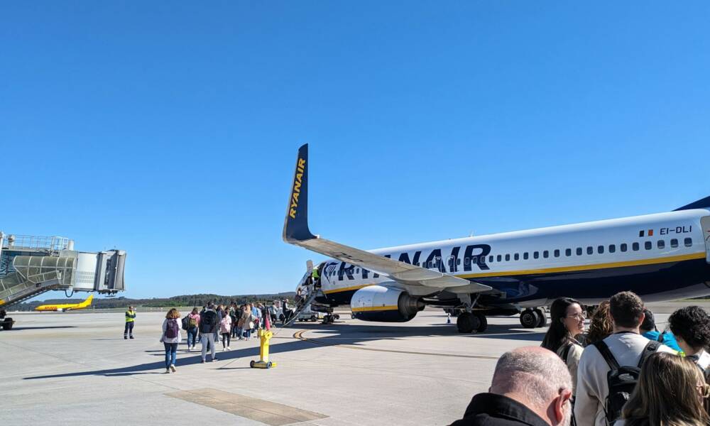 Imbarco sull'aereo