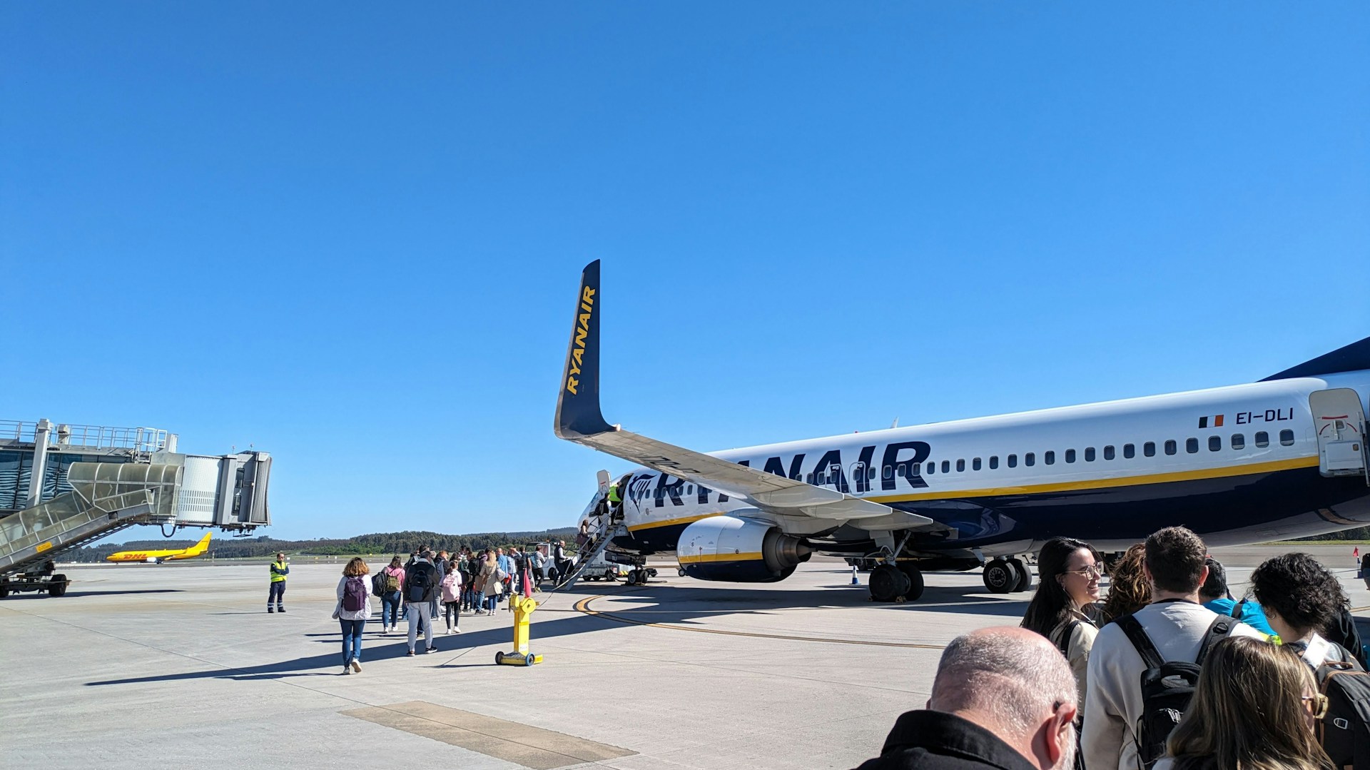 Imbarco sull'aereo